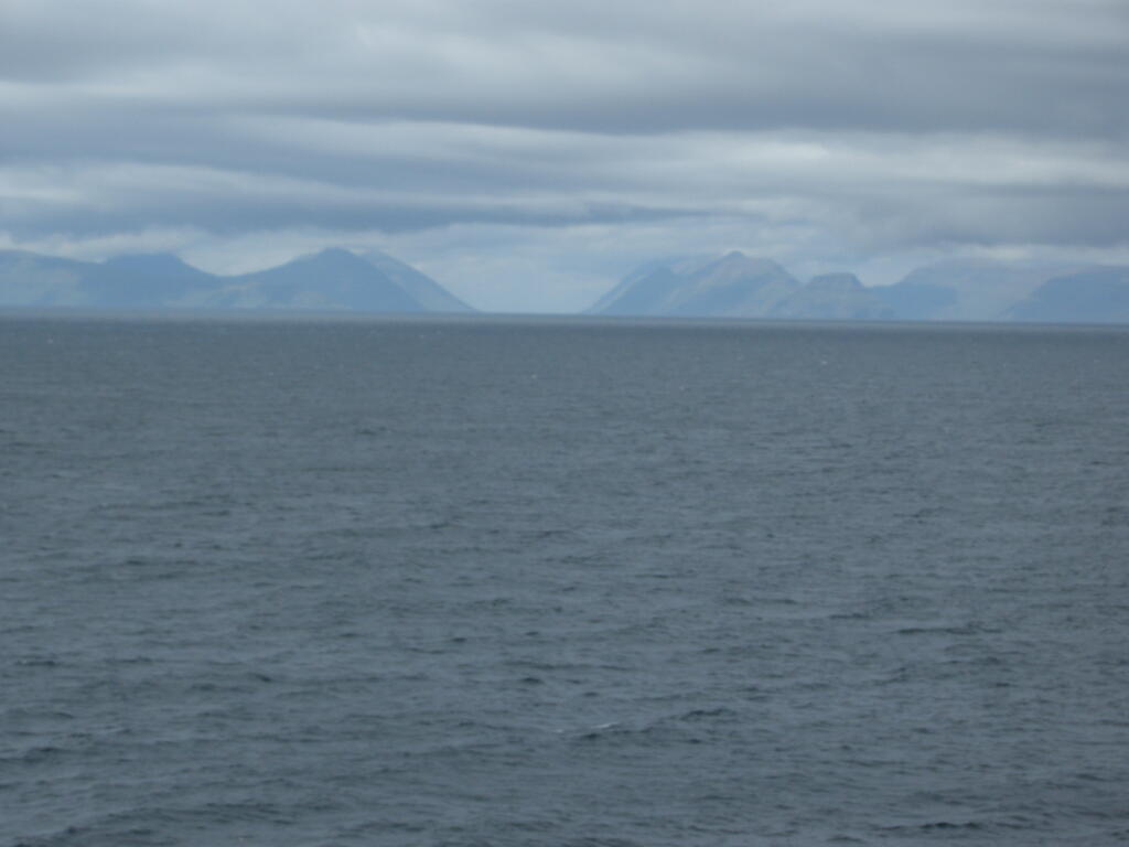 Der Kanal f&uuml;r die sp&auml;tere Durchfahrt durch die Inseln