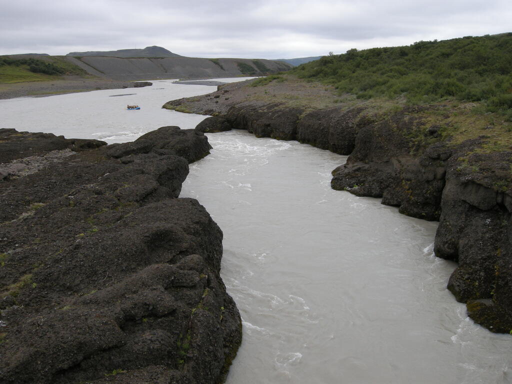 Boote auf der Hvit&aacute;