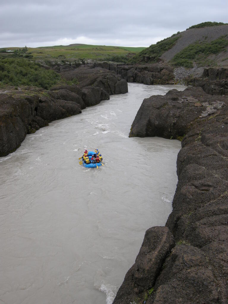 Boote auf der Hvit&aacute;