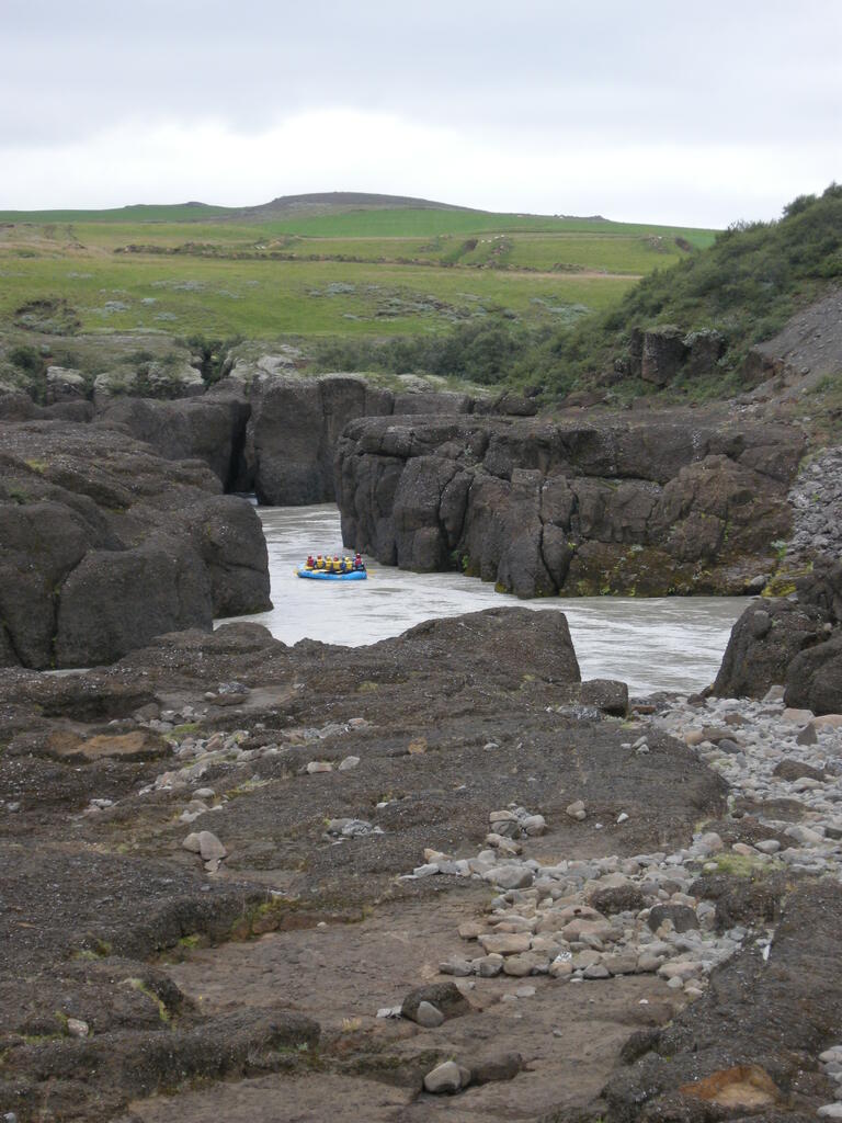 Boote auf der Hvit&aacute;