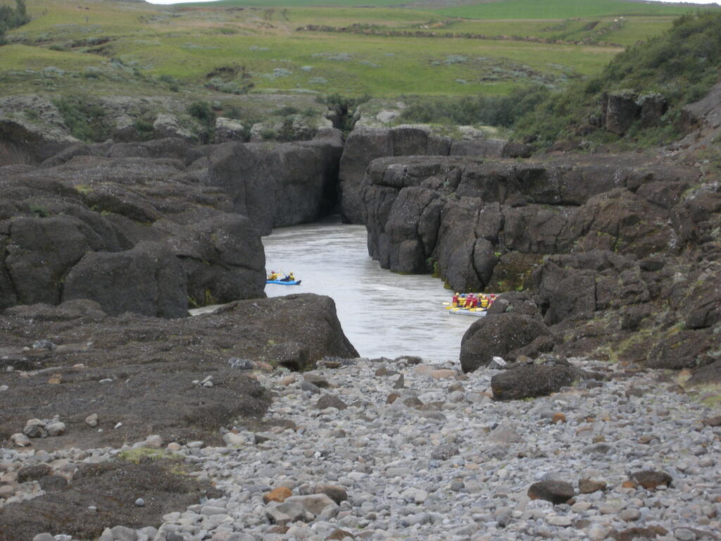 Boote auf der Hvit&aacute;