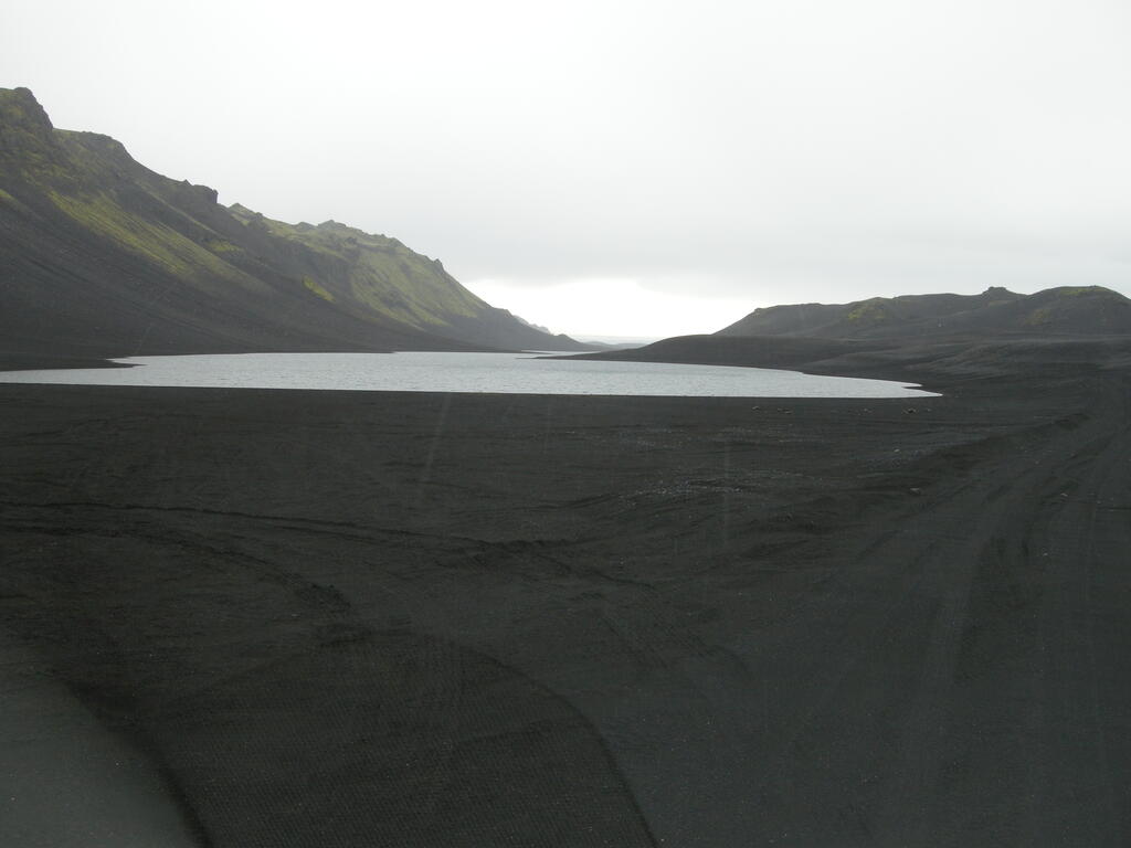 Ende der F135 am Langisj&oacute;r