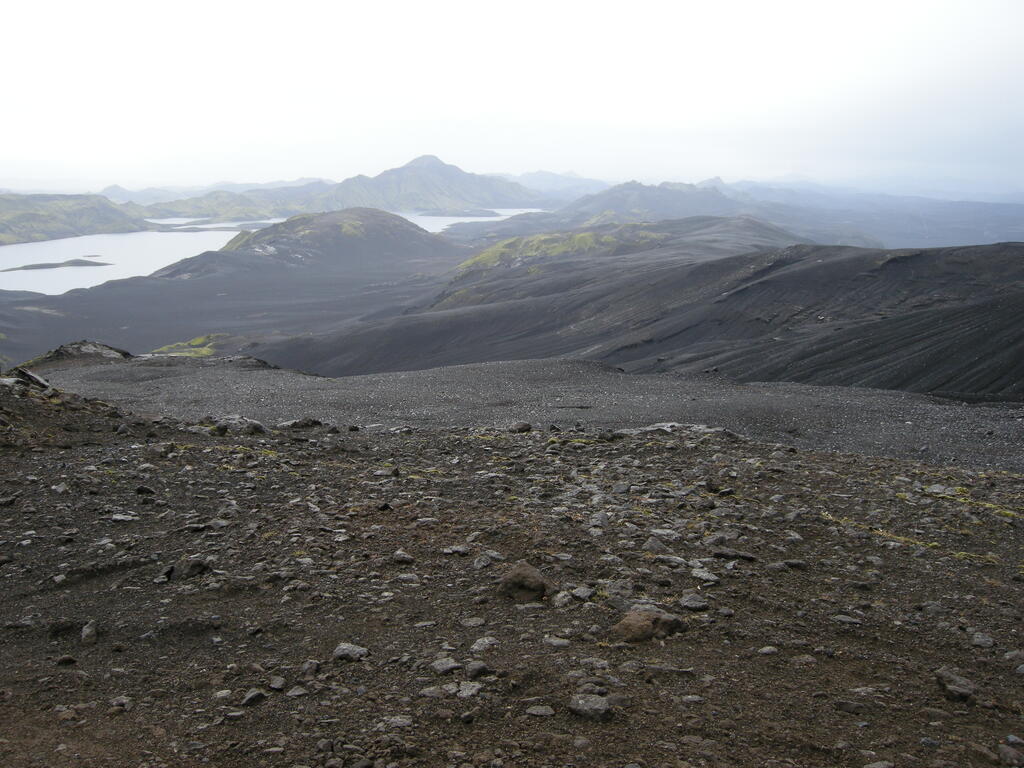 Blick vom Gipfel des Brei&eth;bakur zum Langisj&oacute;r