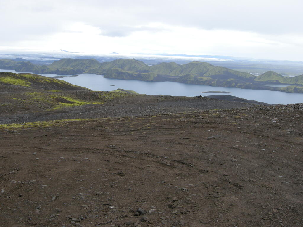 Blick vom Gipfel des Brei&eth;bakur zum Vatnaj&ouml;kull