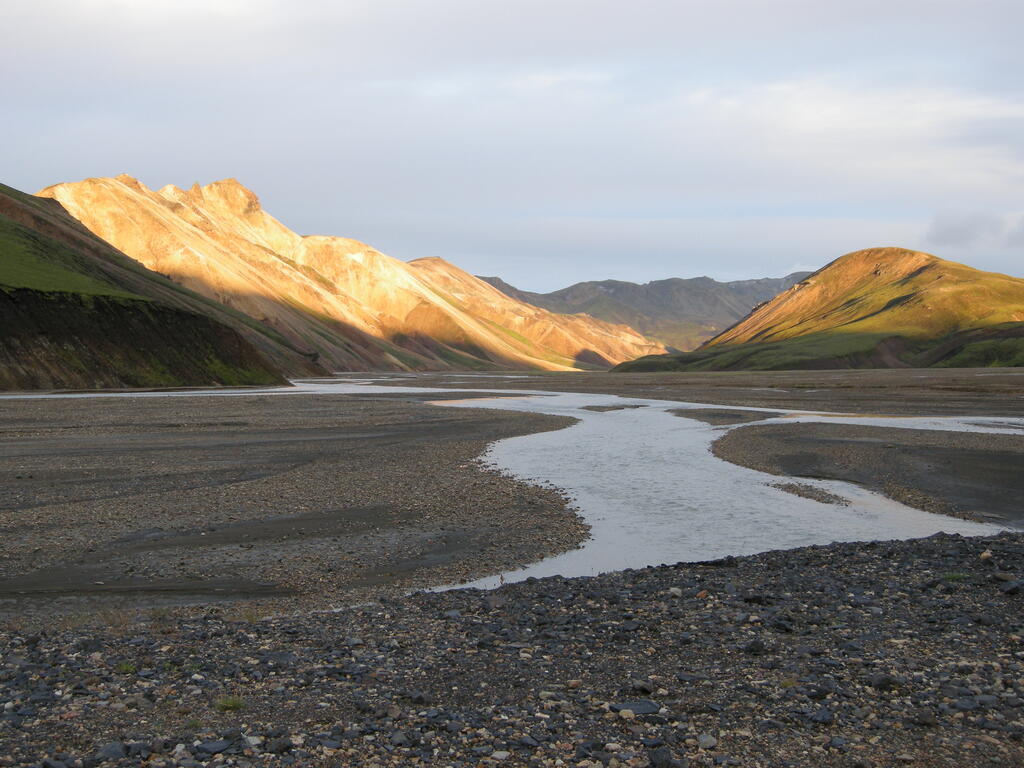 Landmannalaugar Sonnenuntergang