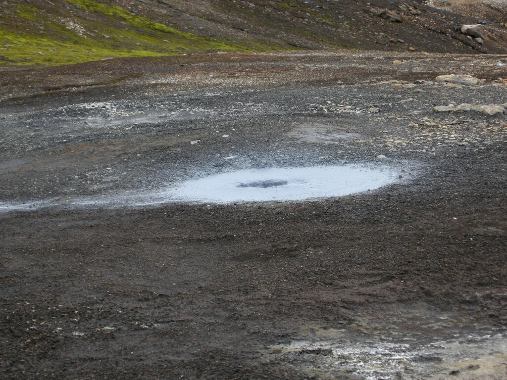 Hrafntinnusker, hei&szlig;e Quelle