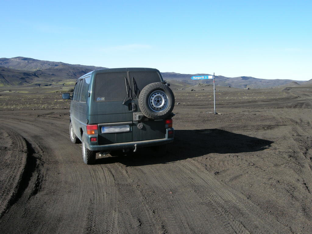 Am westlichen Ende der Hungurfit Piste