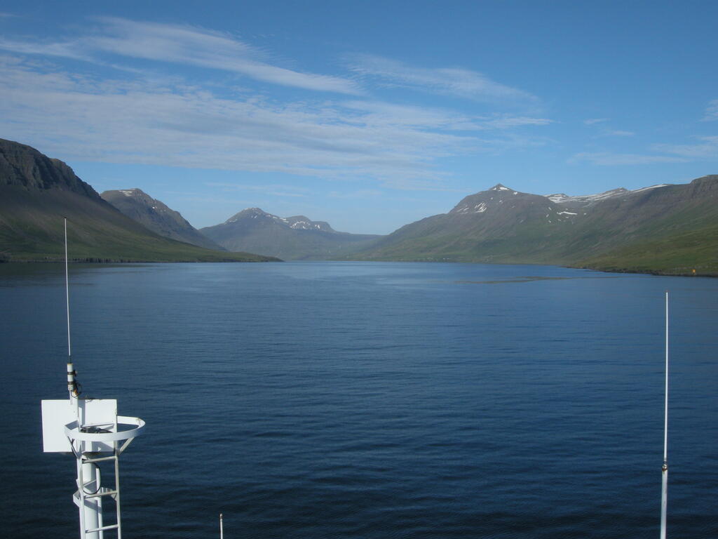 Fahrt durch den Fjord