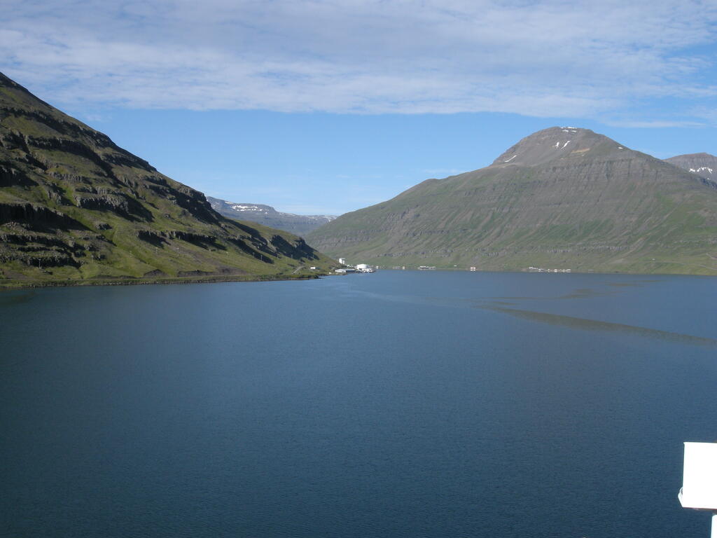 Fahrt durch den Fjord