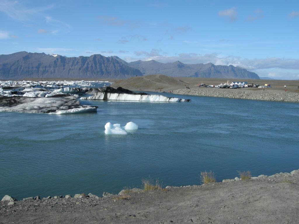 Eisberge im J&ouml;kuls&aacute;rl&oacute;n