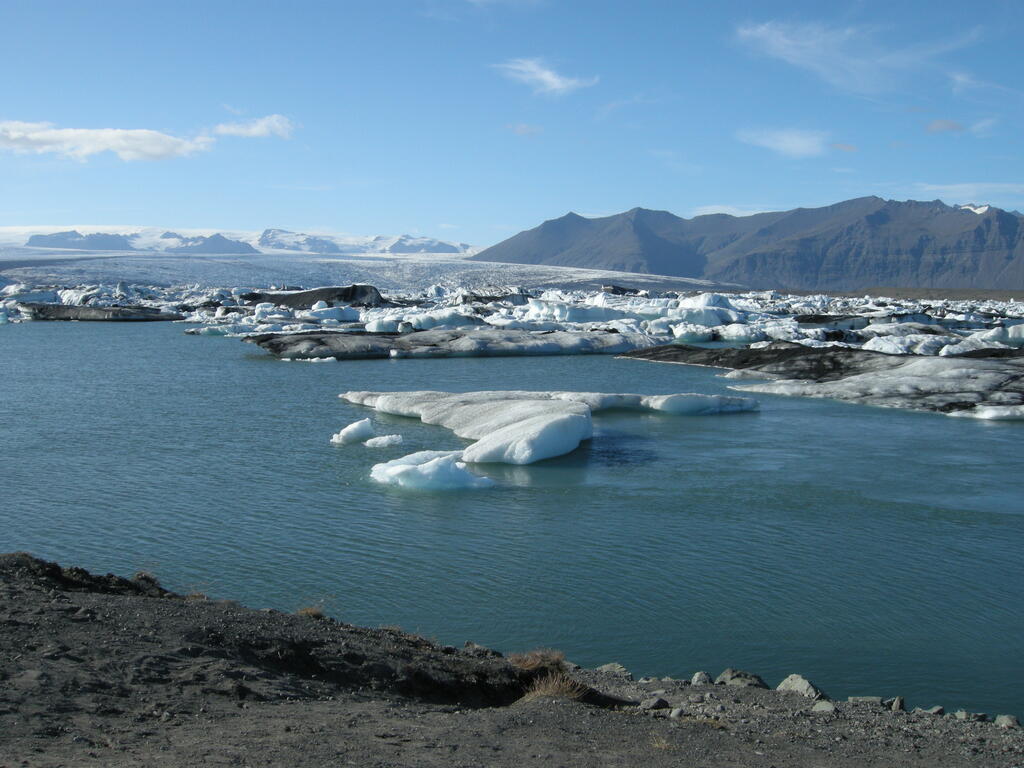 Eisberge im J&ouml;kuls&aacute;rl&oacute;n