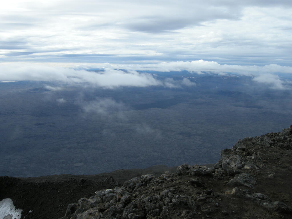 Aufstieg Her&eth;ubrei&eth;, Blick nach Norden