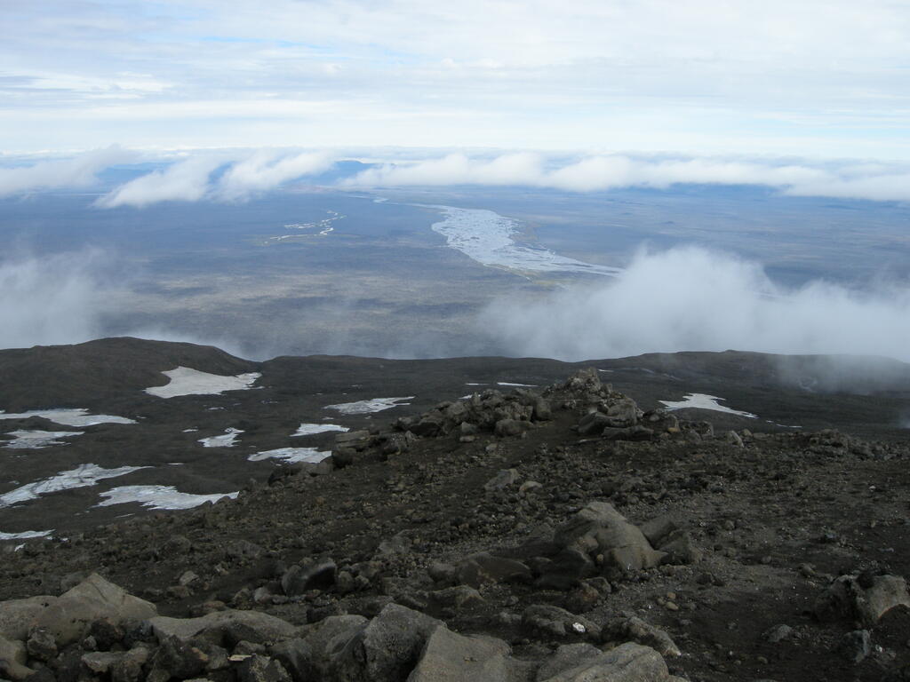 Aufstieg Her&eth;ubrei&eth;, Blick nach Nordost zur J&ouml;kuls&aacute;
