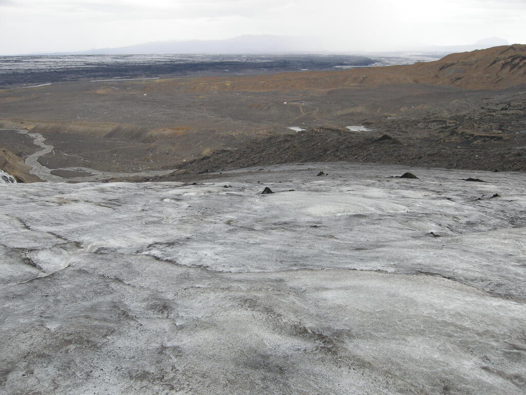 Kverkfj&ouml;ll, auf dem Gletscher