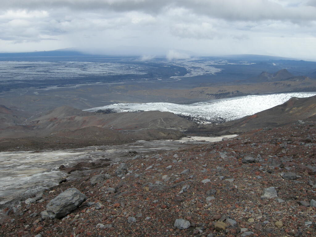 Kverkfj&ouml;ll, auf dem Gletscher