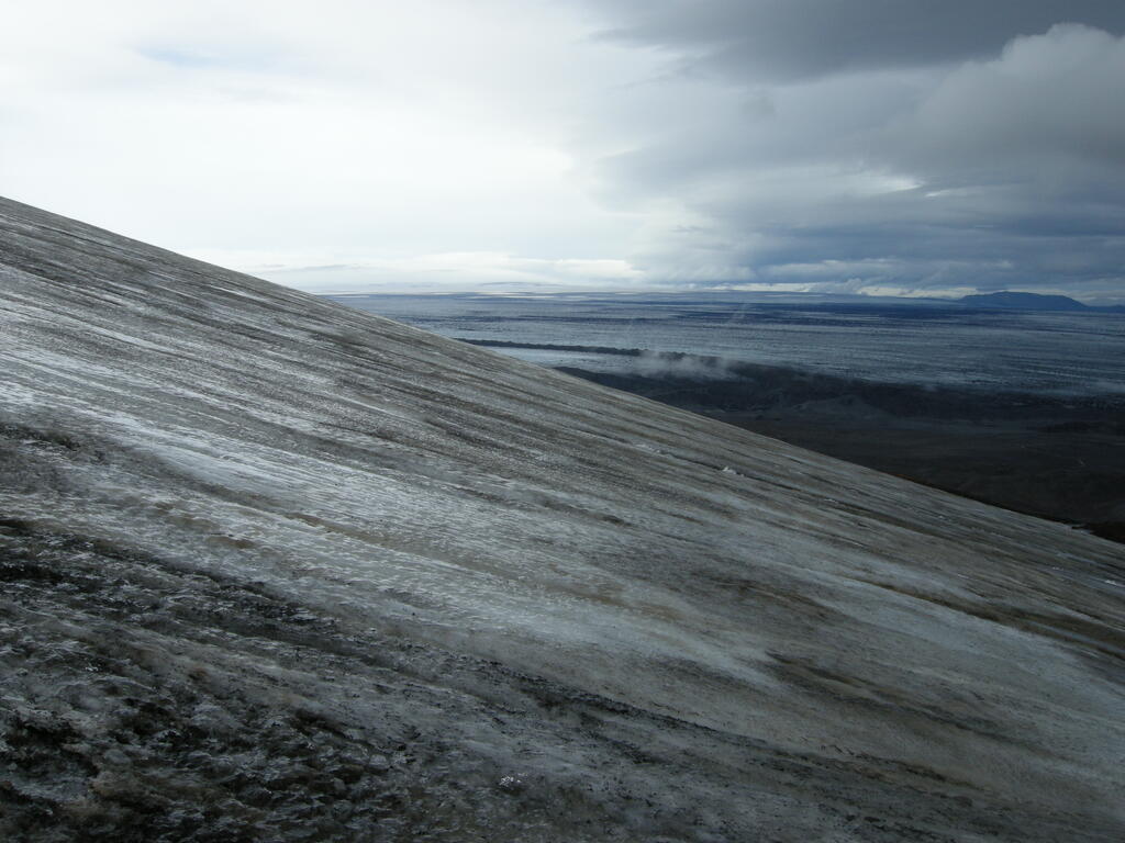 Kverkfj&ouml;ll, auf dem Gletscher