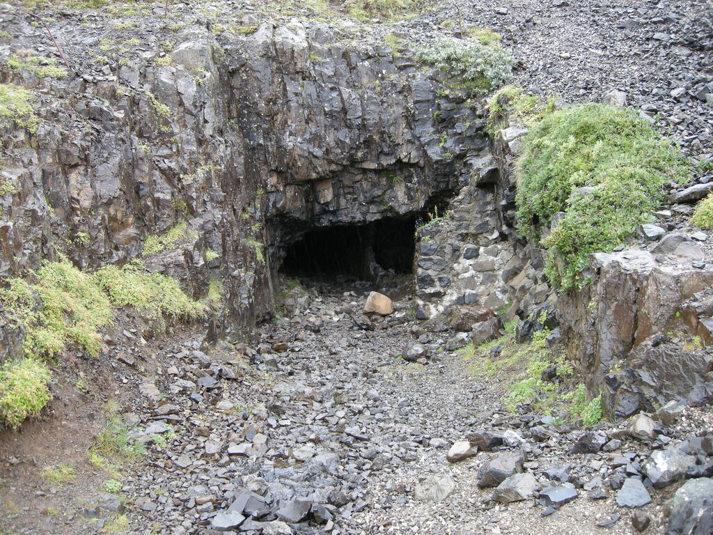 Unterer Stollen der Grube