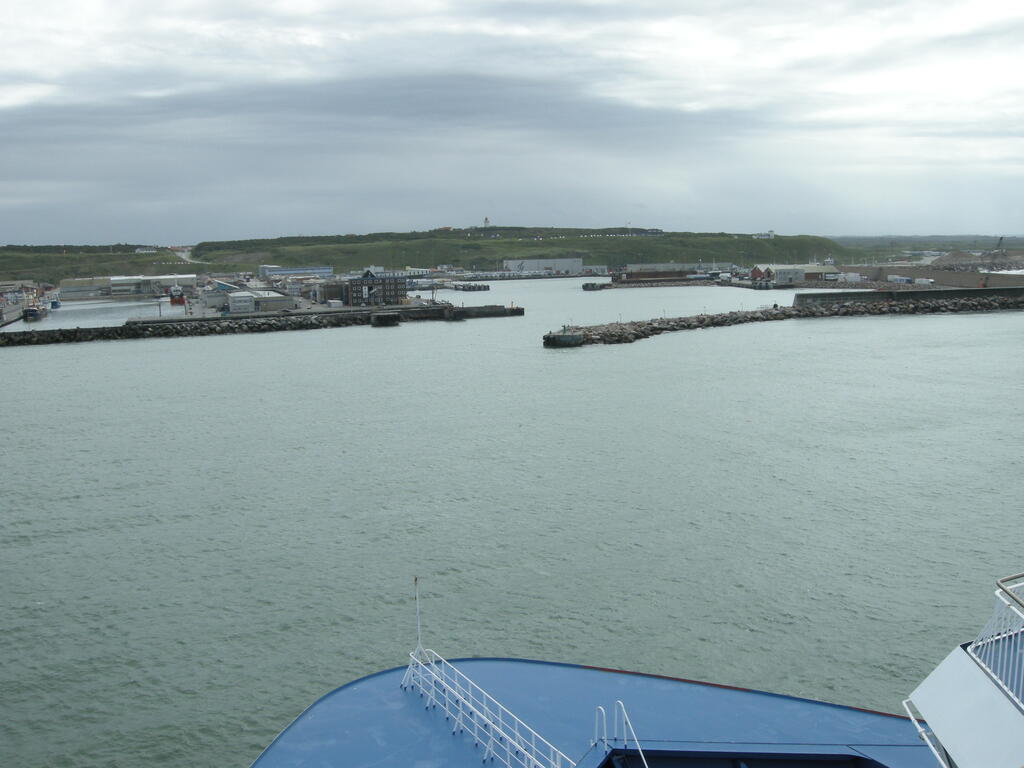 Hafeneinfahrt in Hanstholm