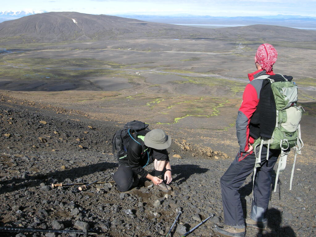 Blick zur&uuml;ck zur H&uuml;tte