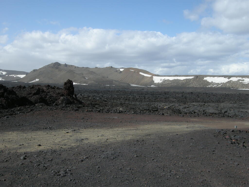 Lavafelder in der Caldera der Askja