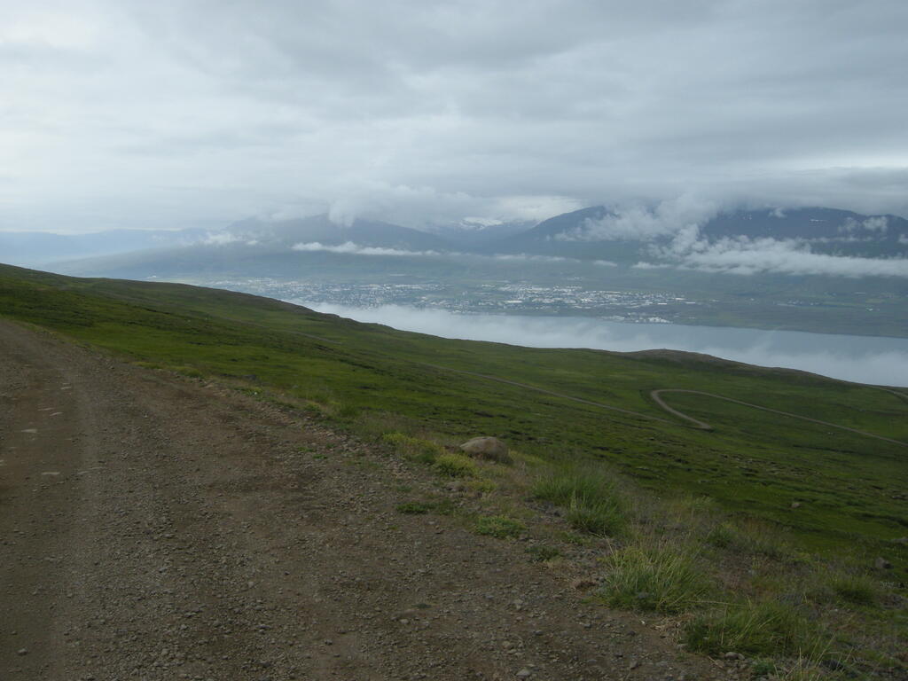 Akureyri von der Va&eth;lahei&eth;i