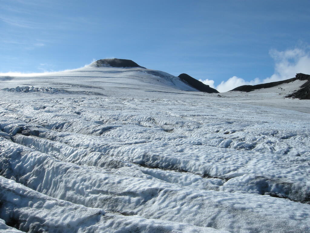 Sn&aelig;fellsj&ouml;kull, auf dem Gletscher