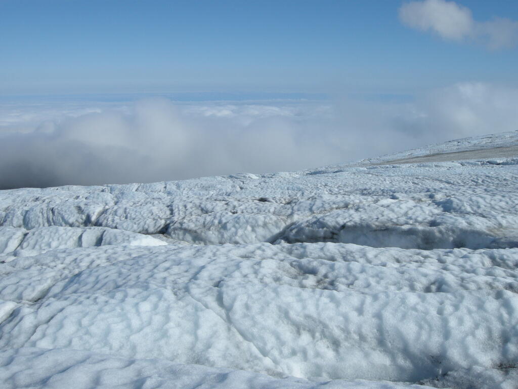 Sn&aelig;fellsj&ouml;kull, auf dem Gletscher