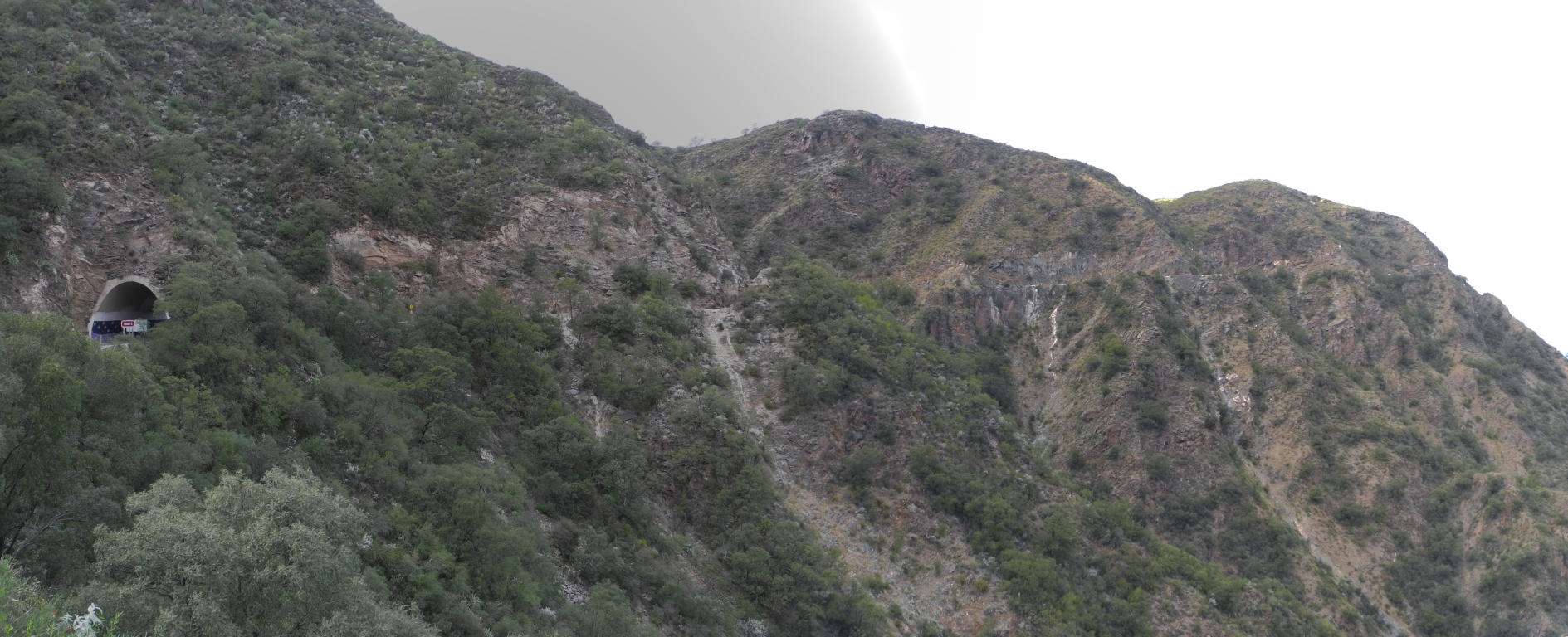 Panorama vom Aussichtspunkt nach oben