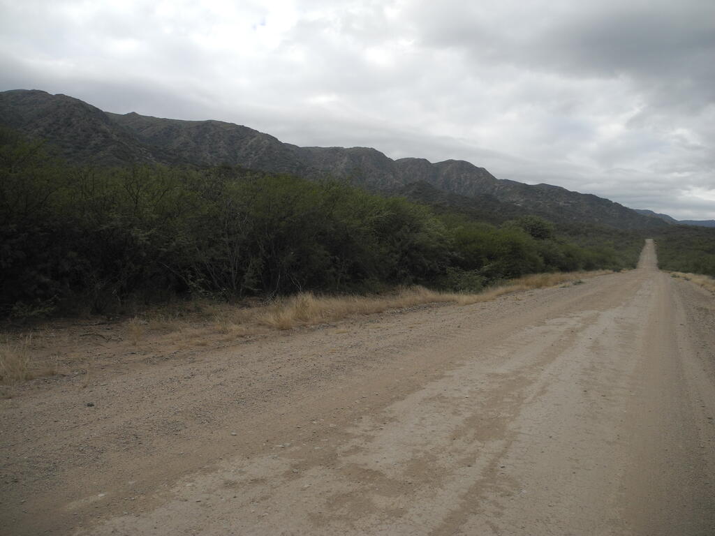 Blick zur&uuml;ck nach oben am Wendepunkt der Fahrt