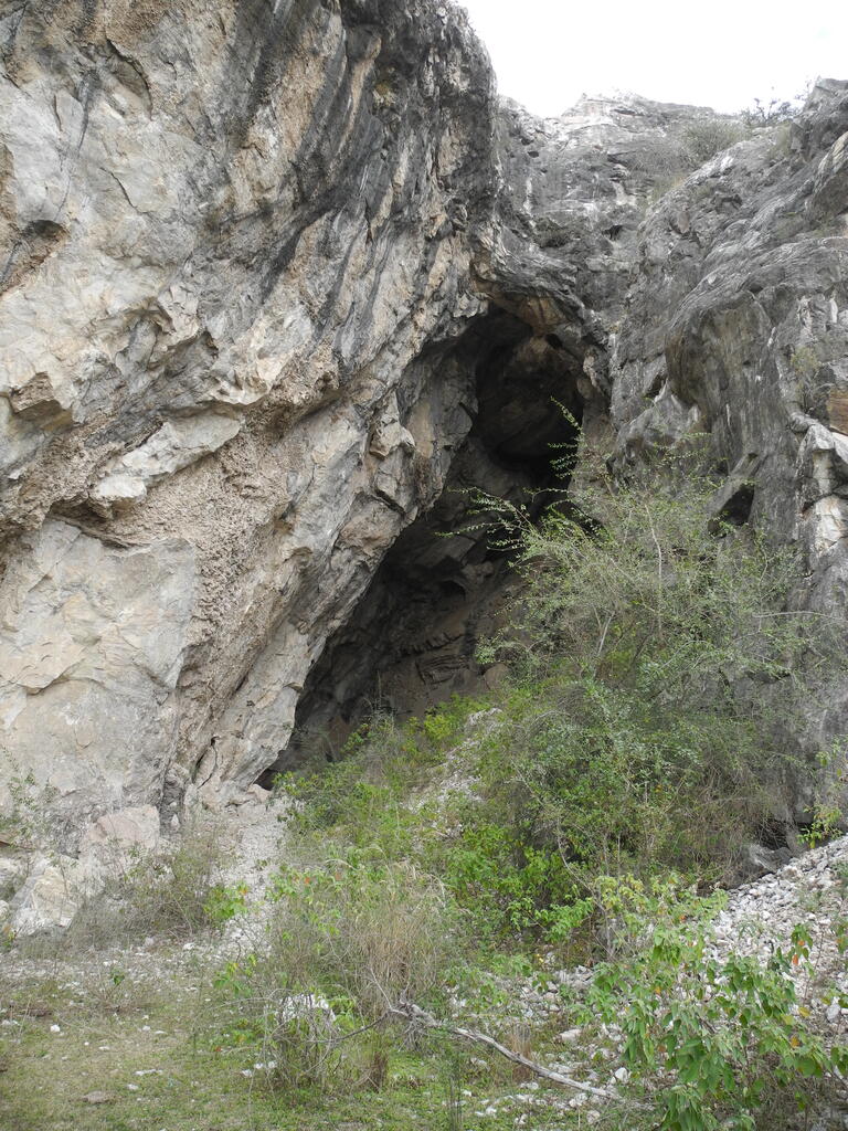 Blick in das gro&szlig;e Loch