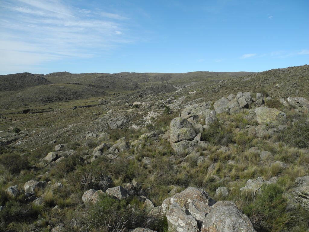 Landschaft an der RPS504 zwischen Pampa de Ol&aacute;en und Candelaria