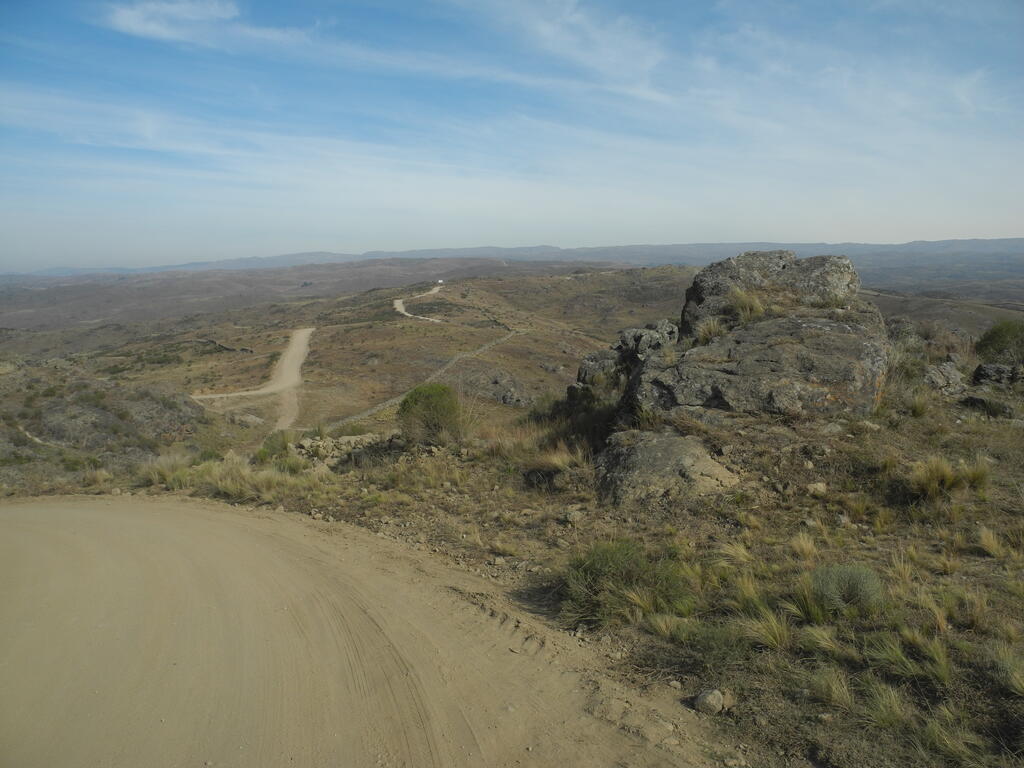 Landschaft an der Stra&szlig;e von Calamuchita nach Merlo