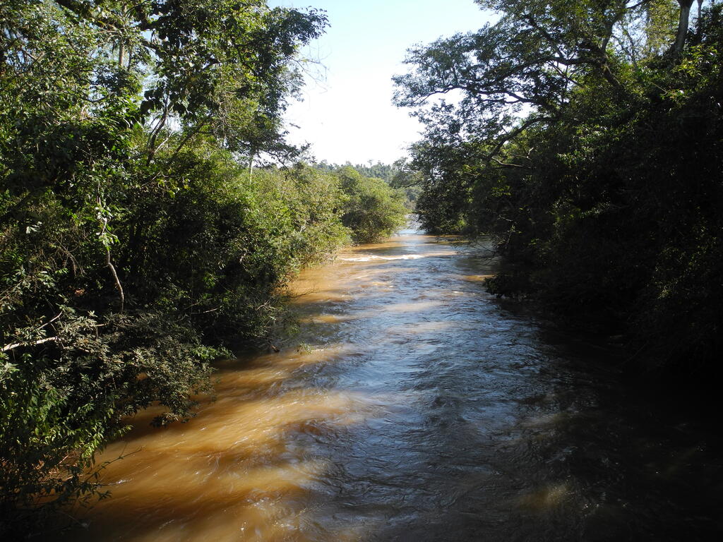 Ein kleiner Flussarm zwischen den Inseln