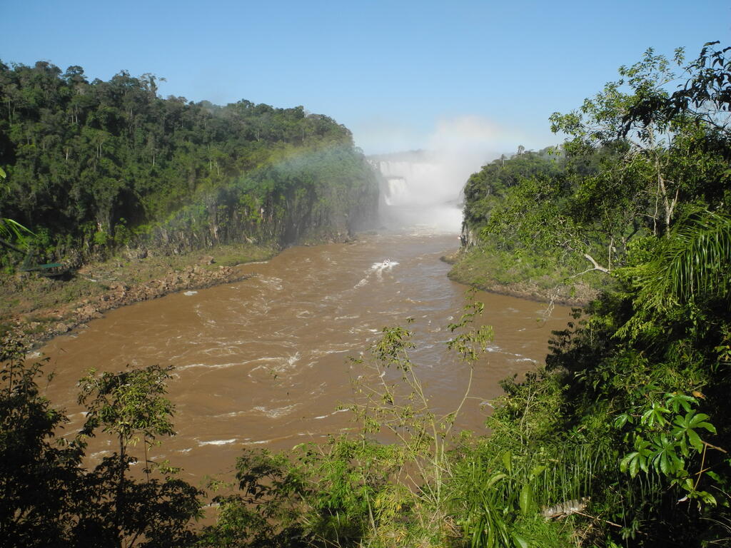 Blick vom unteren Rundgang in die Garganta del Diablo