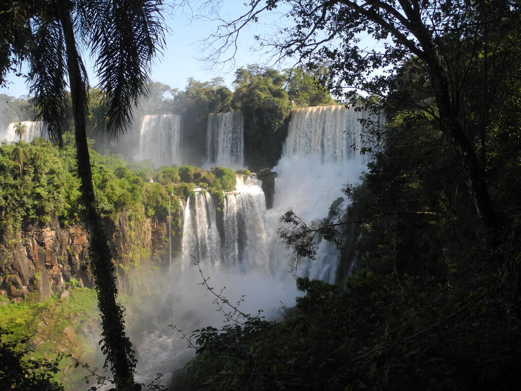 Mehrstufige Wasserf&auml;lle am unteren Rundgang
