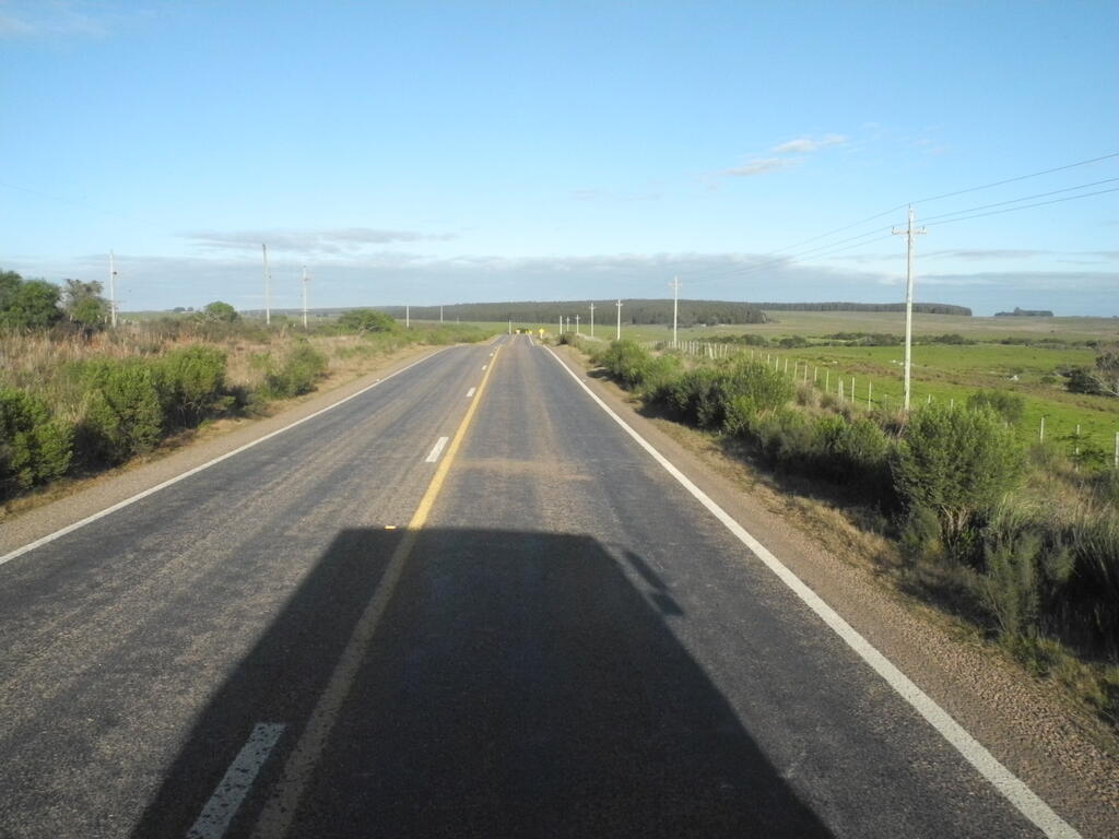 Landschaft an der Ruta 7 zwischen Fraile Muerto und Tala