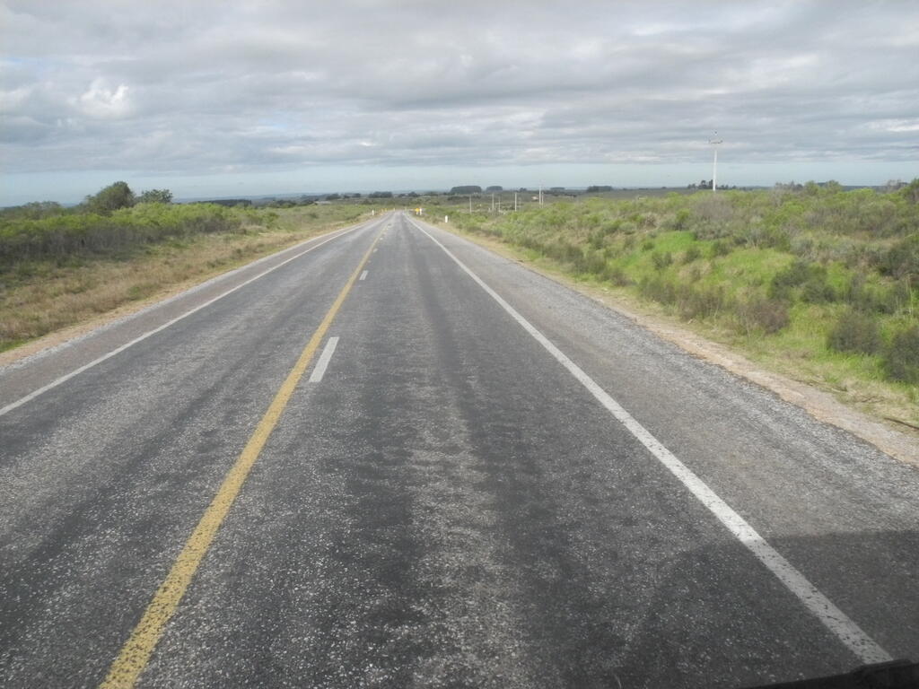 Landschaft an der Ruta 7 zwischen Fraile Muerto und Tala