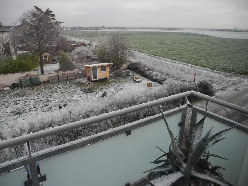 Kaltes Wetter in K&ouml;ln bei der Abreise