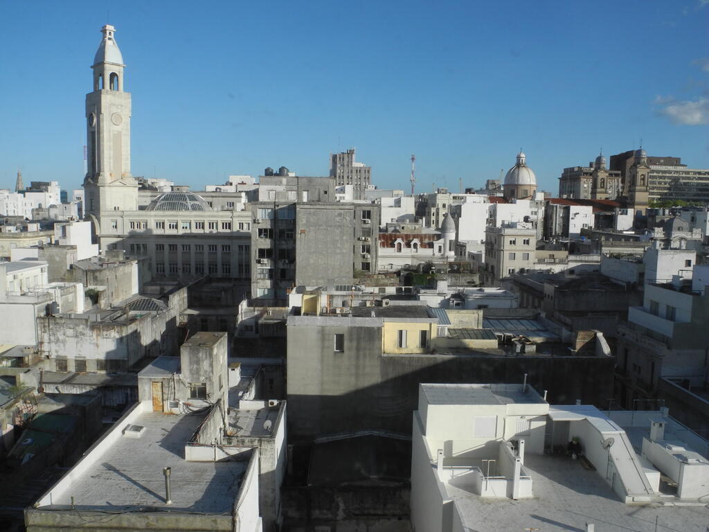 Blick aus dem Hotelfenster auf die Altstadt