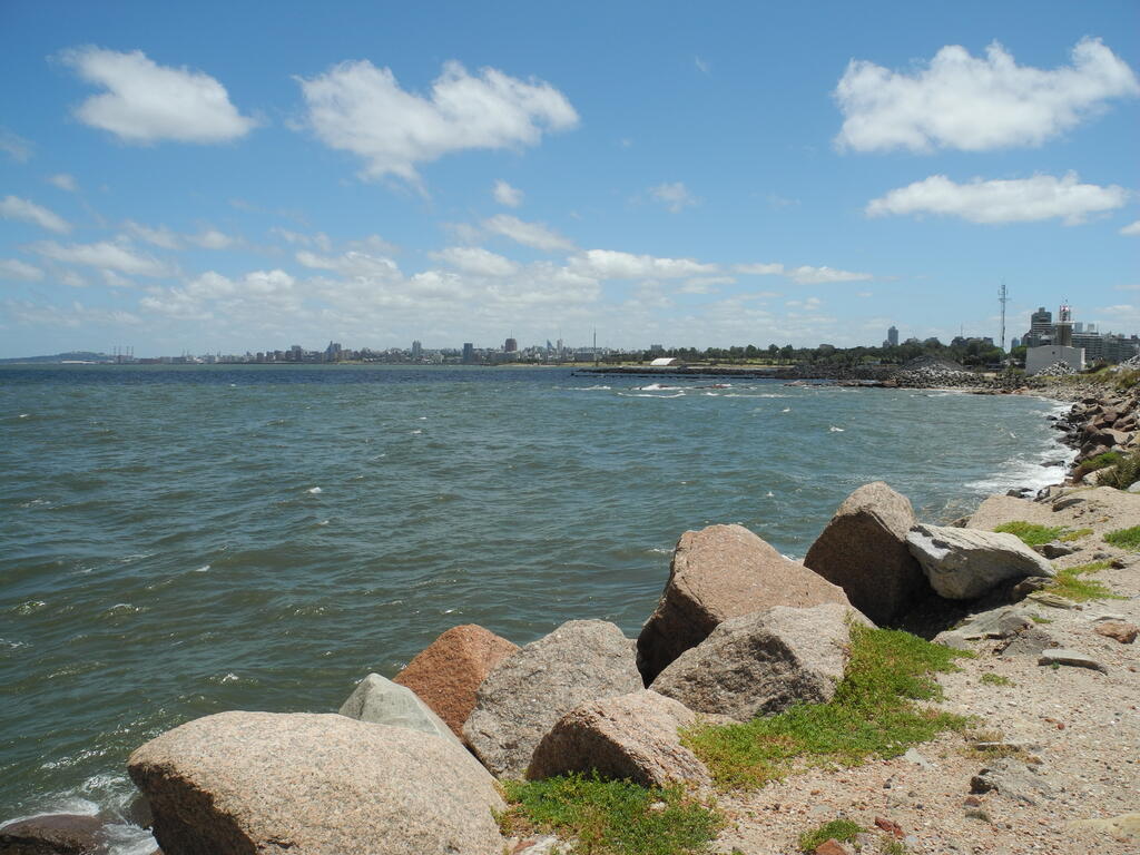 Spaziergang auf der Rambla, R&uuml;ckblick vom Leuchtturm Punta Carretas
