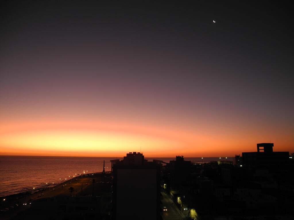 Sonnenuntergang in Montevideo