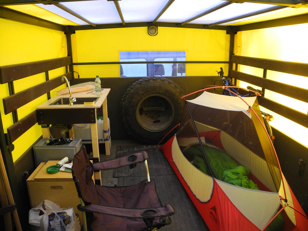 So sieht meine tempor&auml;re Wohnung jetzt von innen aus