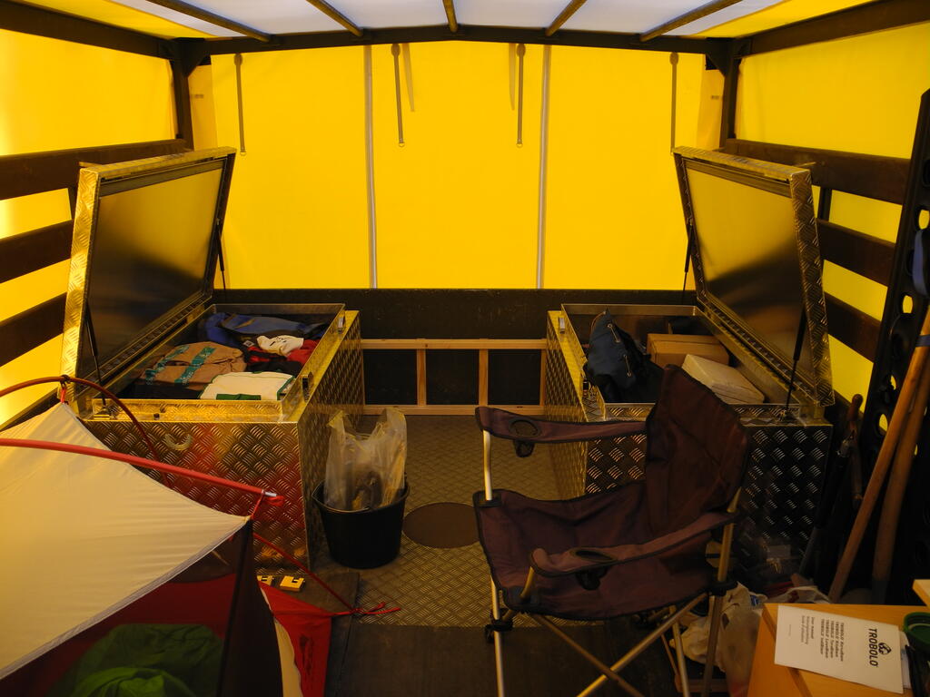 So sieht meine tempor&auml;re Wohnung jetzt von innen aus