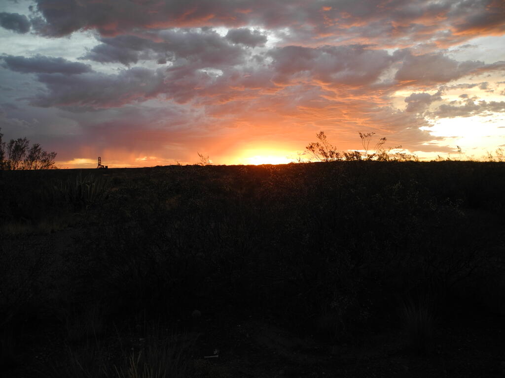 Sonnenuntergang in Mina Gonzalito