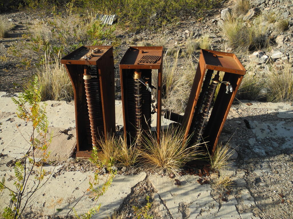 Mina Gonzalito, Elektro-Reste des Schachts Vicentito