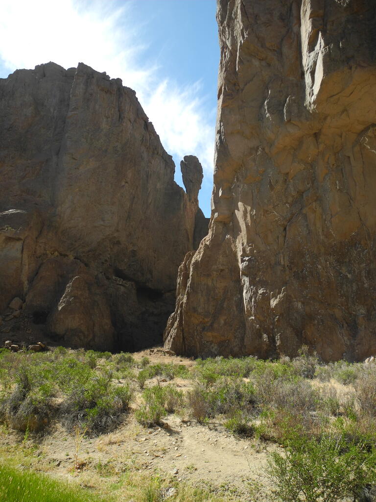 Felsen in der Schlucht