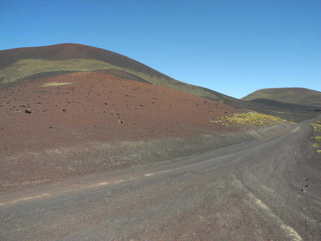 Landschaft im La Payunia Gebiet