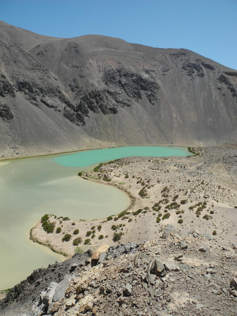Laguna Blanca von oben