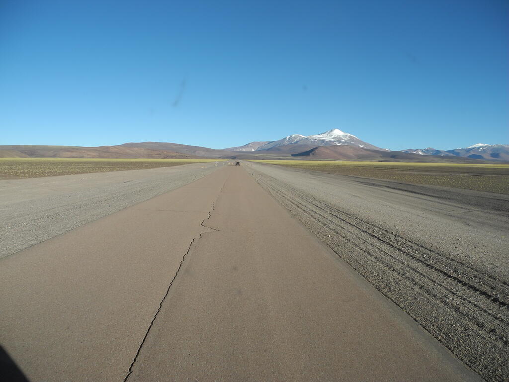 RN76 kurz vor dem Abzweig