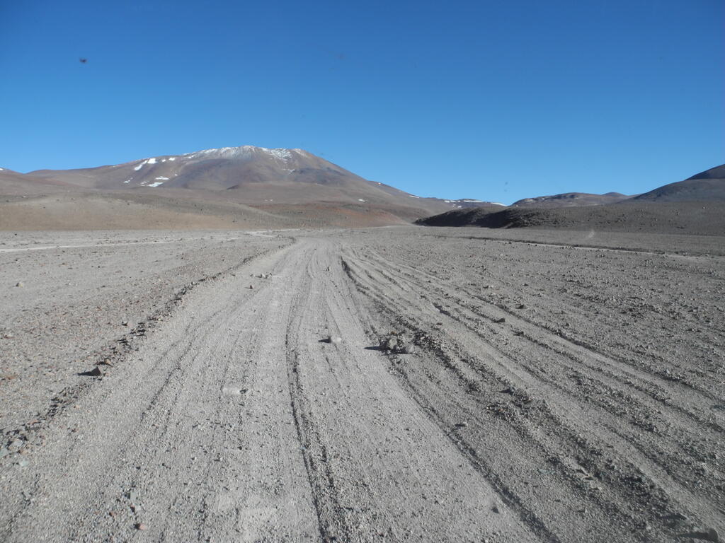 Einer der sandigen Bereiche